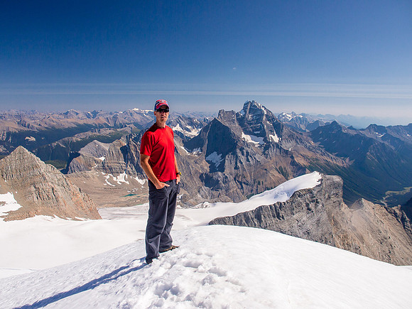 Vern on the summit of Vaux.