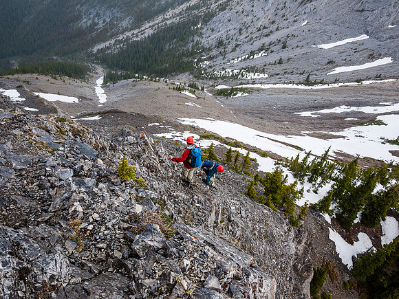Almost at the West / South col.