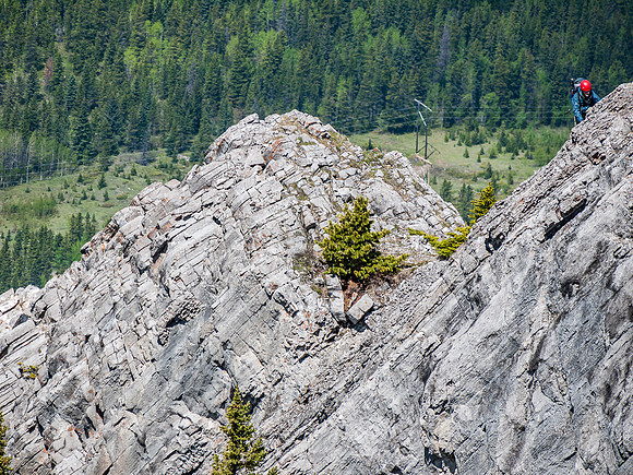 On the west ridge of Baldy.
