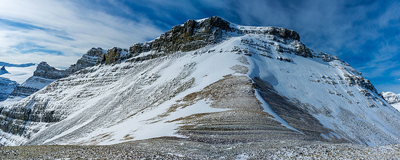 This is the false summit that Raf reached from the other side without me in  2007.