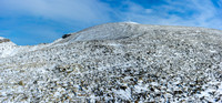 The view to the true summit is much more encouraging!