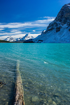 Incredible colors on Bow Lake.