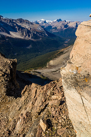 The approach valley to the Lake O'Hara region.