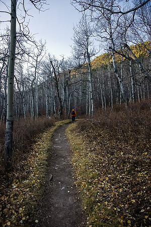 The morning was very warm and pleasant as we made our way up the Bertha Lake trail.