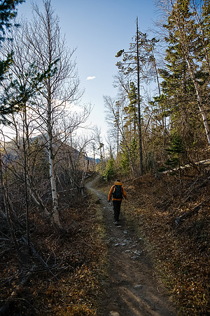 The morning was very warm and pleasant as we made our way up the Bertha Lake trail.