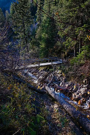A nice bridge over Bertha Creek.