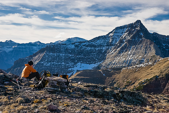 Wietse at the summit.