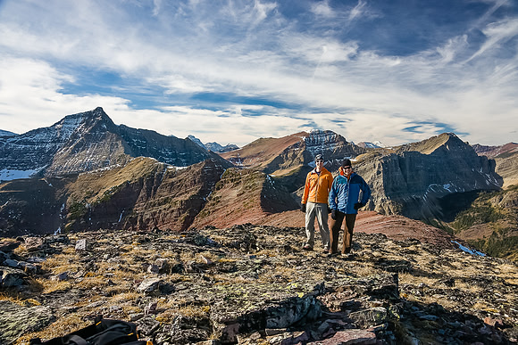 On the summit of Bertha Peak.