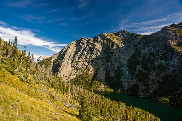 Nearing the Bertha Lake circuit trail again.
