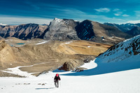 ore stunning views as we climb the gully.