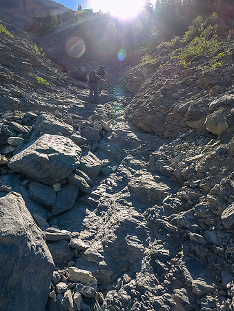 The infamous lower gully