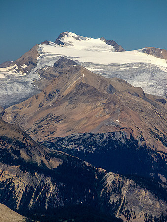 Mount Collie is one of the spiciest summit ridges on the Wapta Icefield with tremendous avalanche risk and exposure.