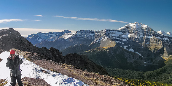 Mount Custer at right, Shaheeya at left.