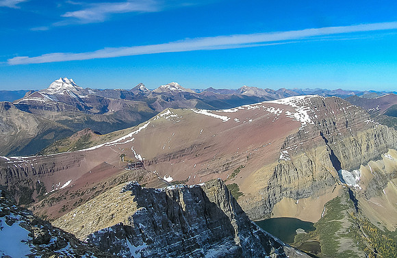 Long Knife Peak at left Kinow at distant right with Carthew in the fg.