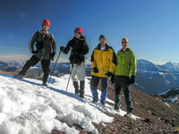 The summit of Mount Carthew.