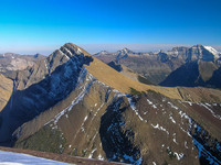 Alderson ascent route with Richards, Kainla, Cleveland and Campbell in the bg.