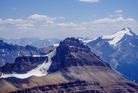 Mount Hector and Dolomite Peak.