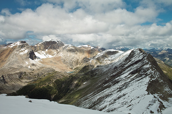 Looking north off the Nub towards Nestor Peak.