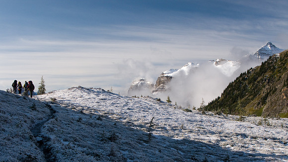The scenery near the pass is stunning.