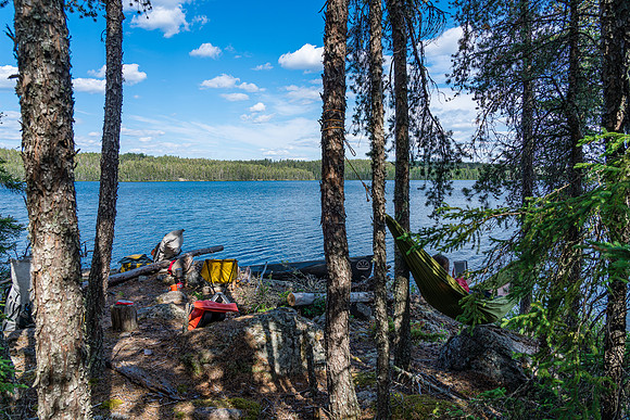 Page Lake campsite.