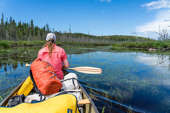 A small lake before Indian House Lake.