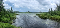 A stormy sky over North Prairie Lake.