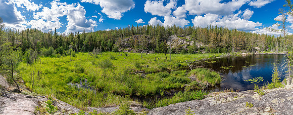 Canadian Shield landscape.