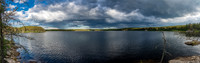 Evening settles in over the small, unnamed lake west of Prairie Lake.