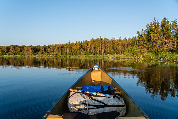 An early morning paddle.