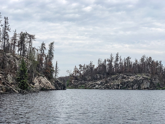 Constellation Lake is completely burned.