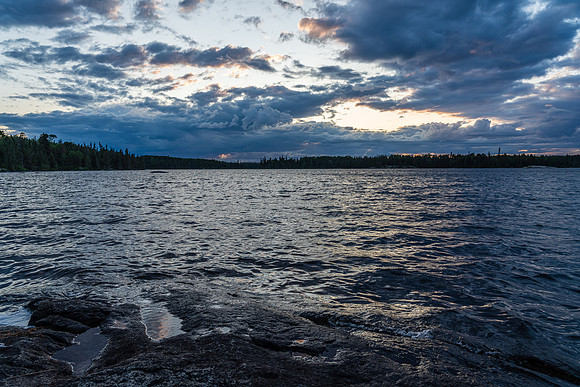Evening on Hammerhead Lake.
