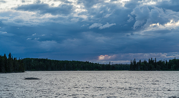 Evening on Hammerhead Lake.