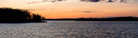 Gorgeous sunset on Gammon Lake.