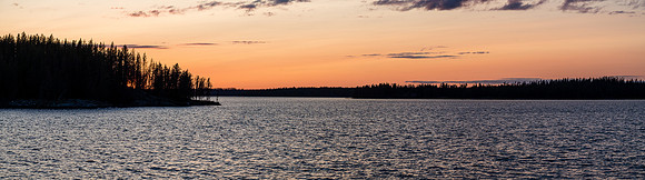 Gorgeous sunset on Gammon Lake.