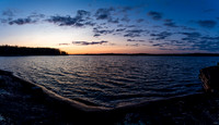 Gorgeous sunset on Gammon Lake.