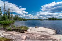 Checking out another campsite on Haven Lake.