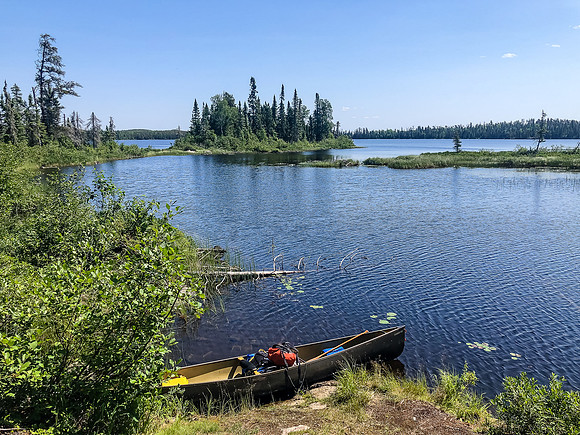 The Rostoul River between Optic and Telescope Lake.