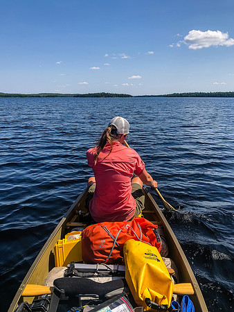 Paddling Telescope Lake.