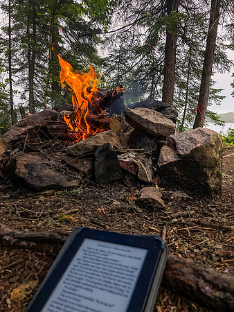 Campsite on Telescope Lake.