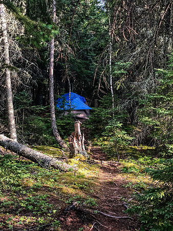 Campsite on Telescope Lake.