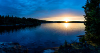 Sunrise over Telescope Lake.