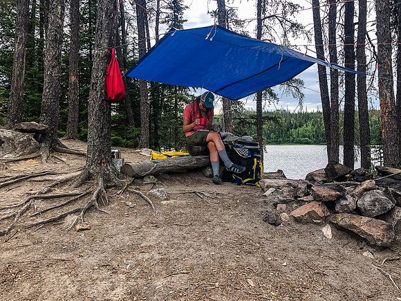 Onnie Lake campsite.