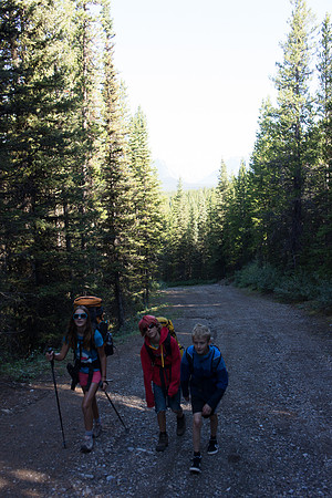 It's a stiff hike right off the bat, but after a few good hills the trail flattens out pretty good.