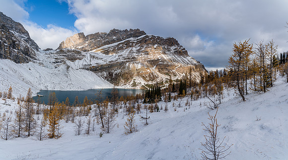 Zigadenus Lake and Wall of Jericho.