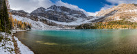 Hiking around Myosotis Lake.