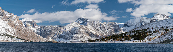 Views down Ptarmigan Lake towards Douglas, St. Bride, Tilted and Lychnis.
