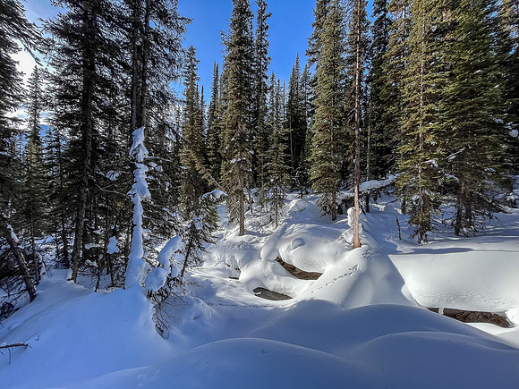 Exiting Headwall Creek