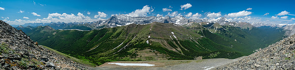 Views back towards Mist Ridge.