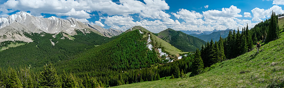 View back down the feeder creek to Gibraltar as we approach the main trail again.