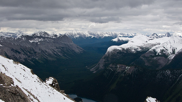 We hiked in through that valley on day 1.